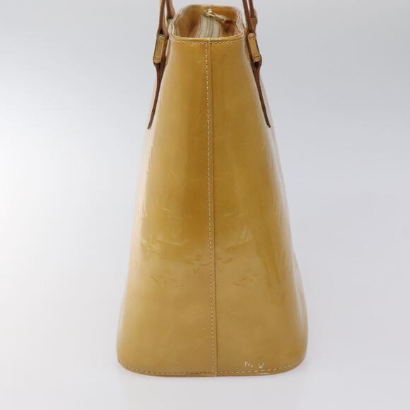 LOUIS VUITTON Monogram Vernis Houston Hand Bag Beige M91004 - Picture 5 of 13